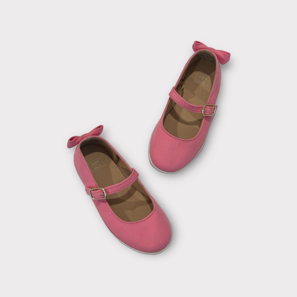 Janie And Jack Girls Bow Sneakers.